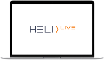 Logo della Web App Heli LIVE